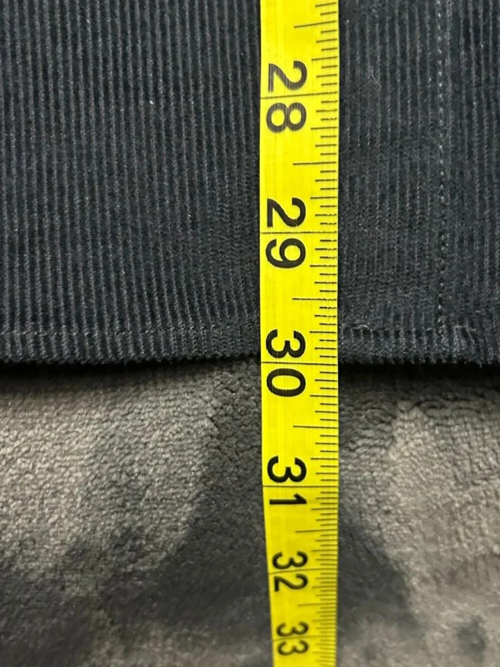 J.Crew Classic Corduroy Button Front Shirt Small Long Sleeve Dark Gray Cotton